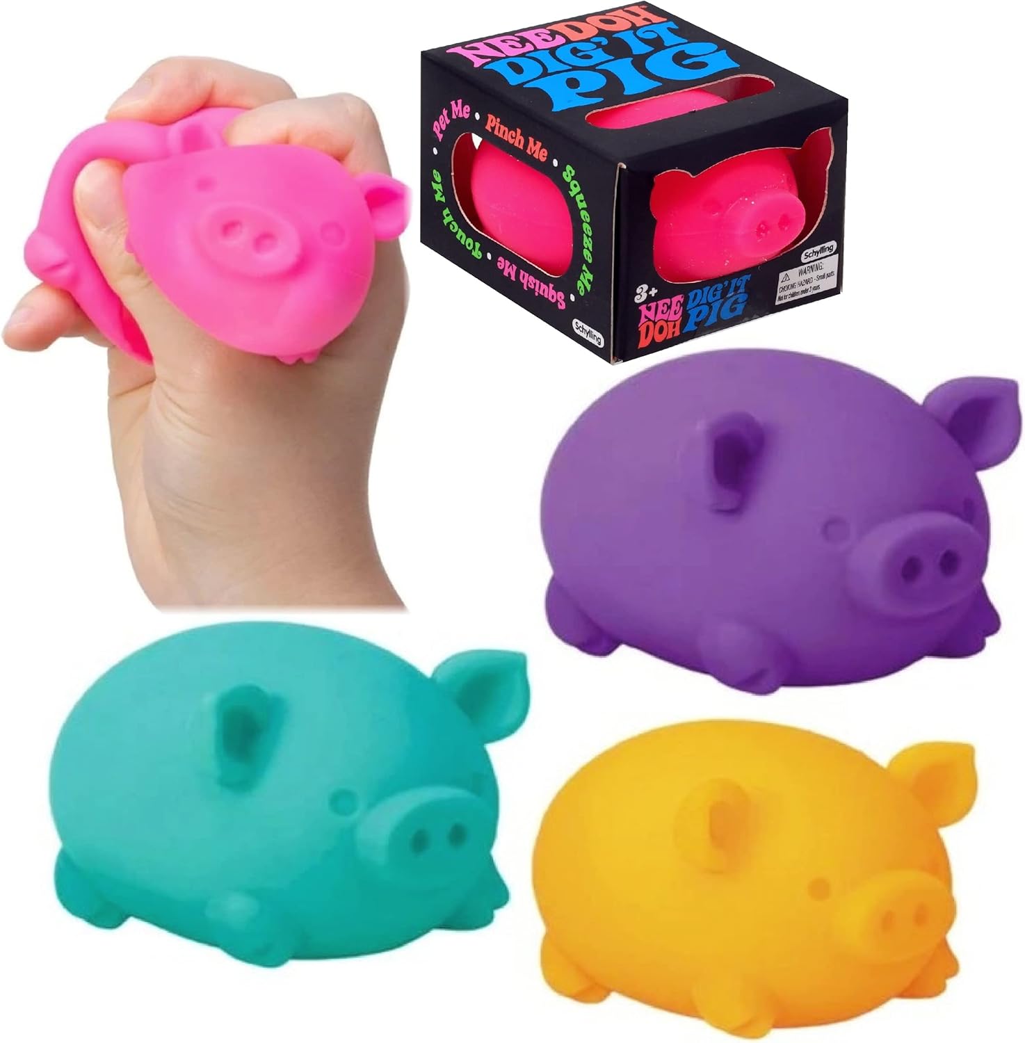 Dig It Pig three-pack