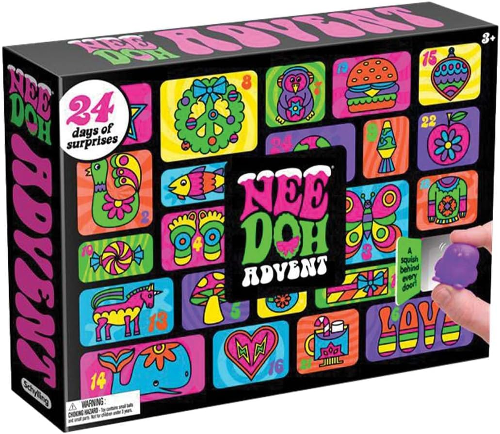 Alternative view of NeeDoh Squishmas Advent Calendar