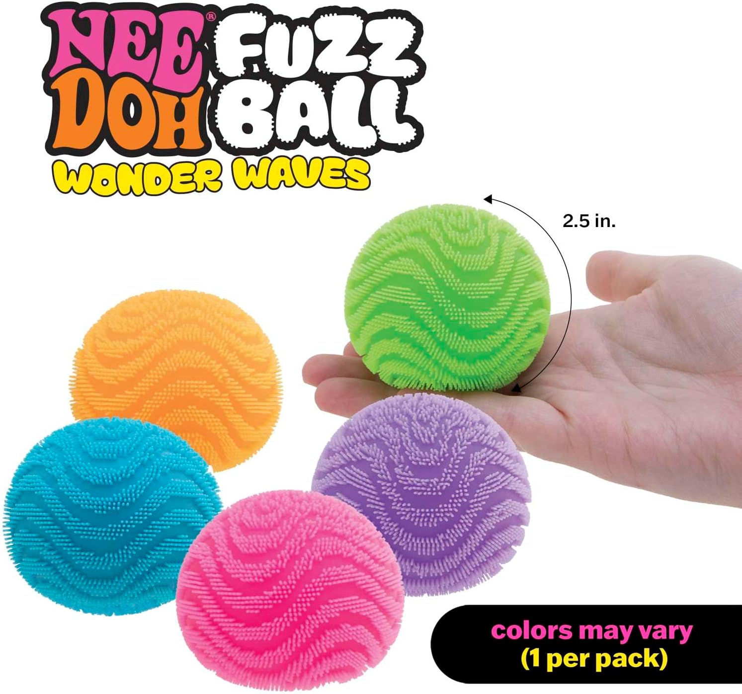 Alternative view of NeeDoh Fuzz Ball